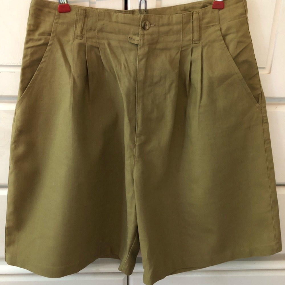 Vintage ramie and cotton (linen-like) mom shorts size 13-14